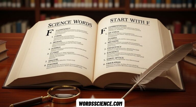 Science Words Start With F