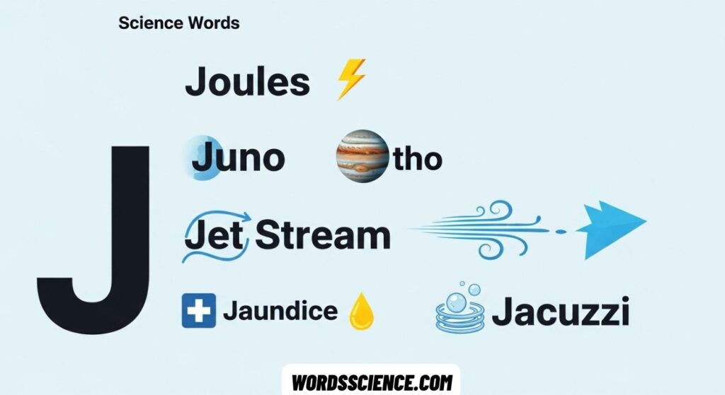 Science Words That Start With J