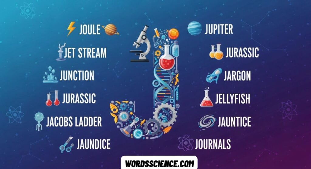 Science Words That Start With J