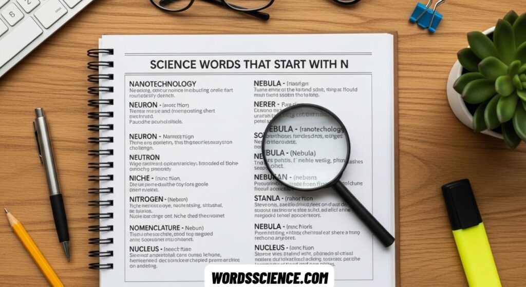 Science Words That Start With N