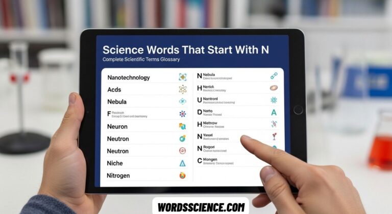 Science Words That Start With N