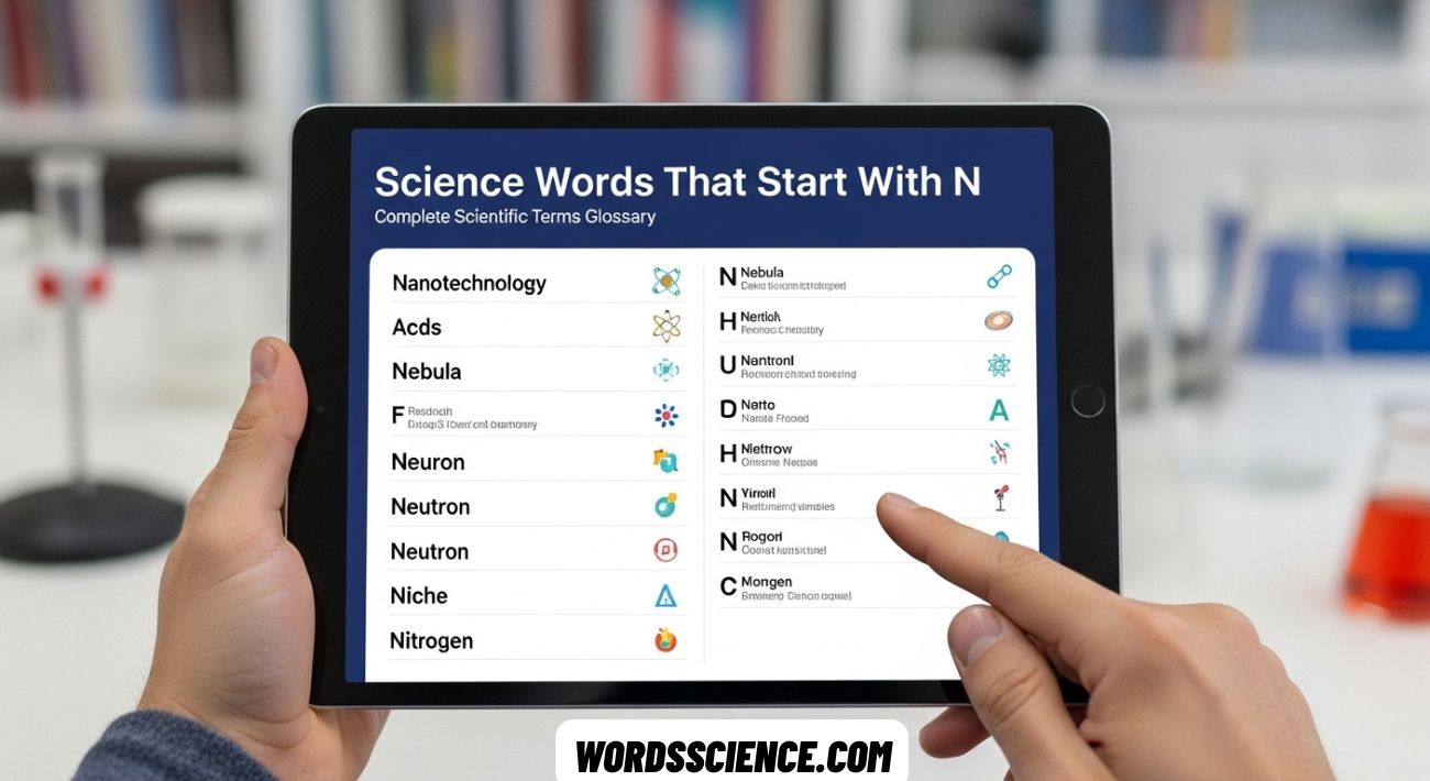 Science Words That Start With N