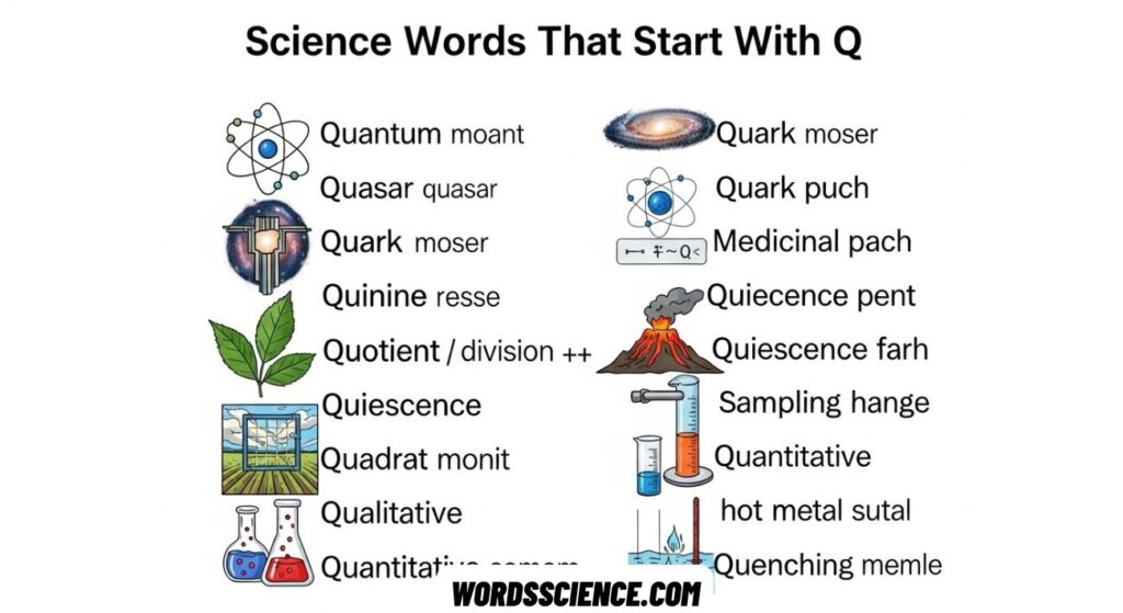 Science Words That Start With Q