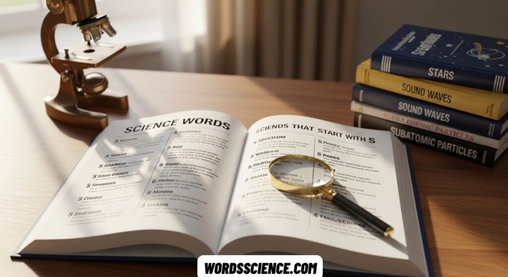 Science Words That Start With W