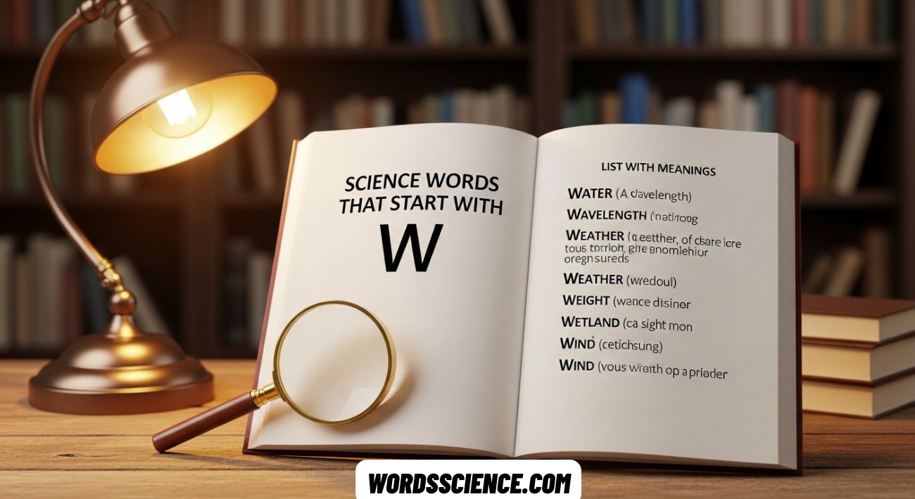 Science Words That Start With W
