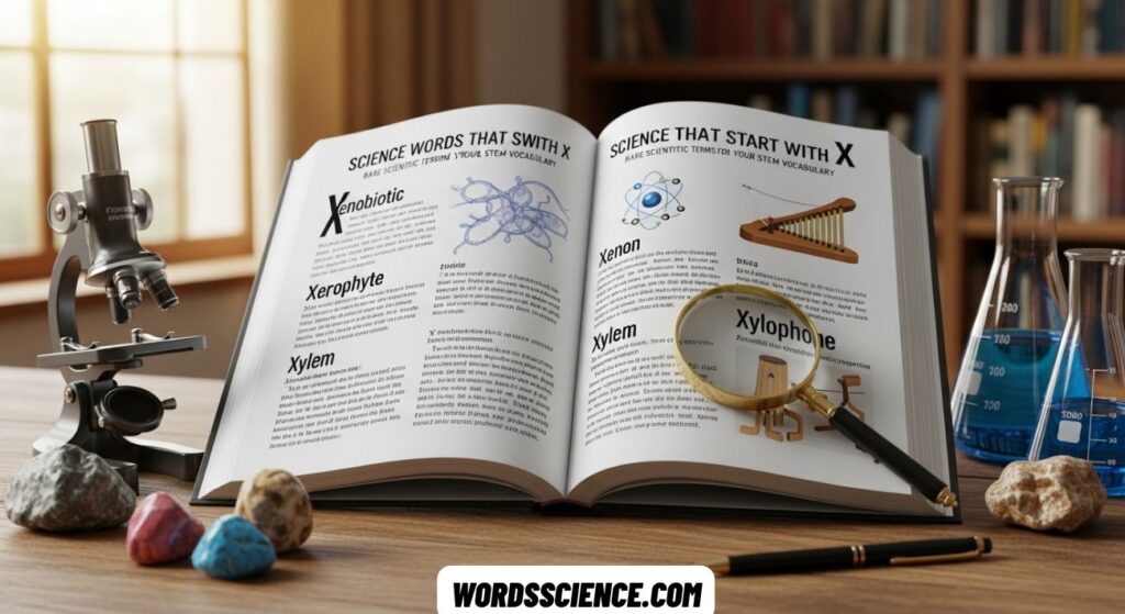 Science Words That Start With X