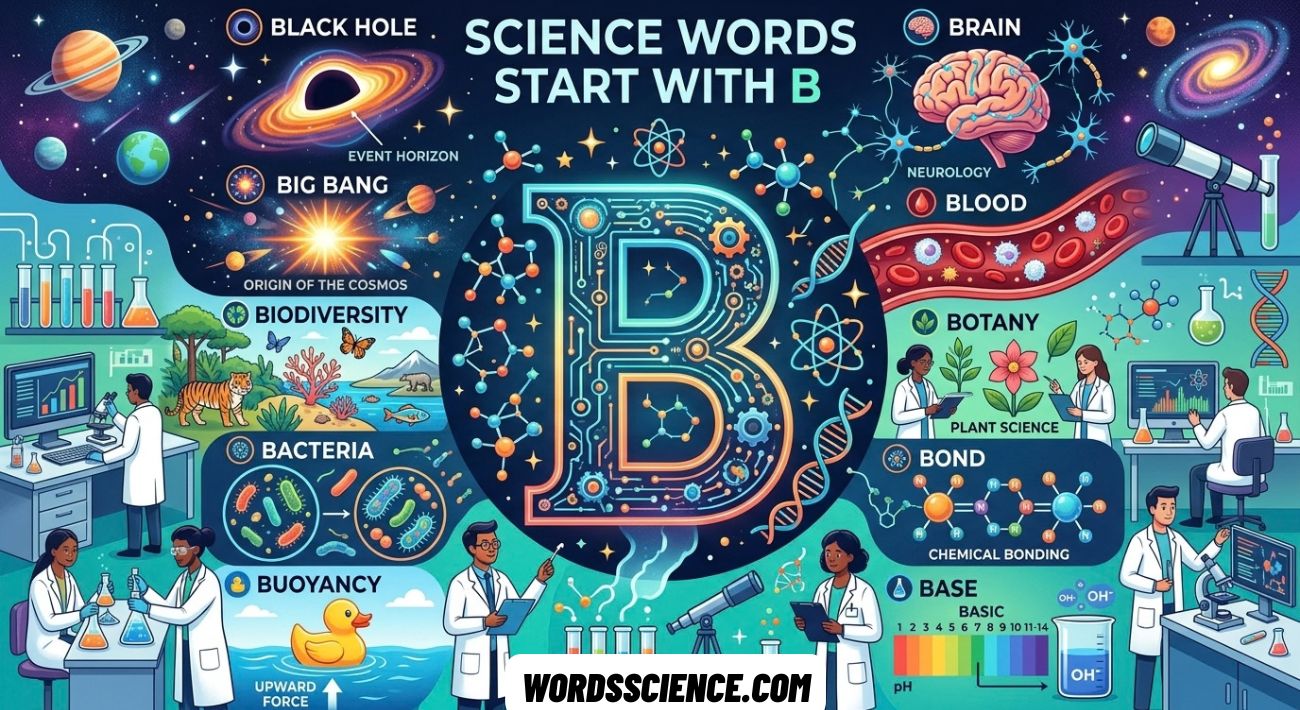 Science Words Start With B
