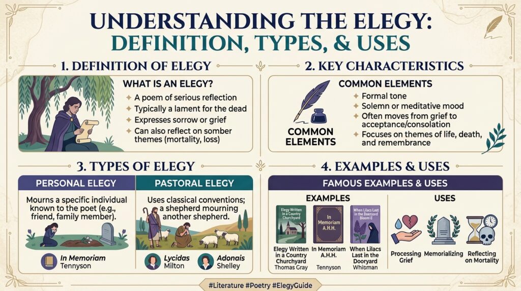 Elegy Meaning | Definition, Examples, Types & Uses