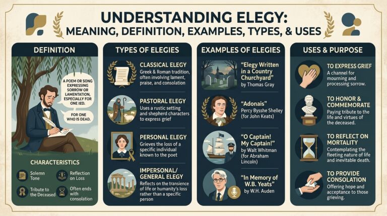 Elegy Meaning | Definition, Examples, Types & Uses