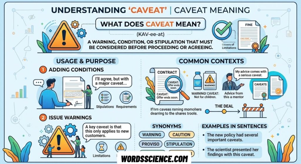 Caveat Meaning