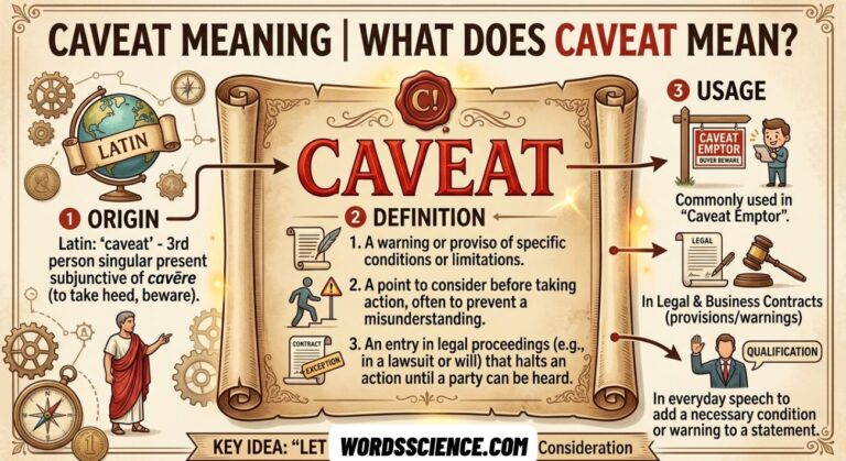 Caveat Meaning